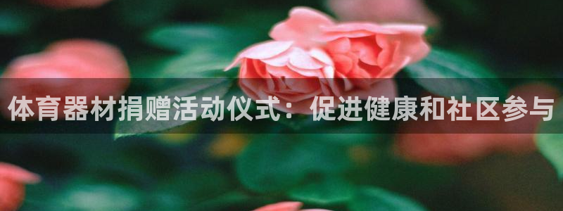 星欧娱乐扣款时间查询方法是什么：体育器材捐赠活动仪式