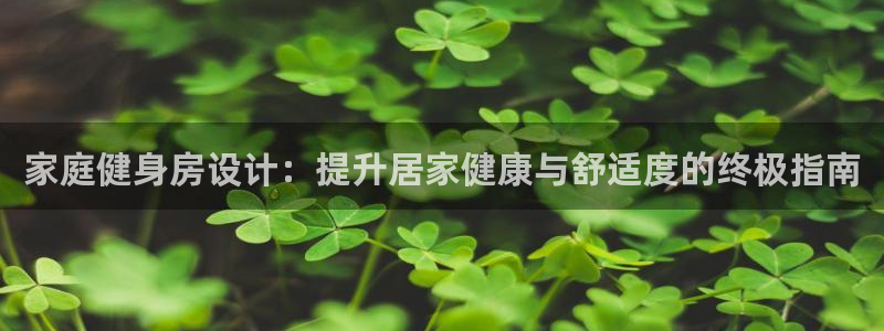 星欧娱乐平台怎么样可靠吗知乎：家庭健身房设计：提升居