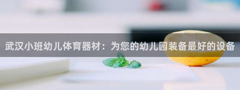 星娱乐是谁的公司：武汉小班幼儿体育器材：为您的幼儿园
