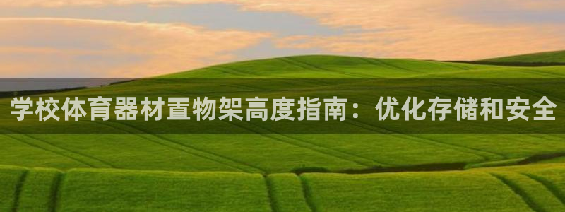 星欧娱乐测速怎么样：学校体育器材置物架高度指南：优化