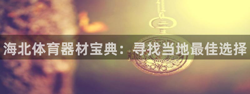 星欧娱乐最建议买的三个产品：海北体育器材宝典：寻找当