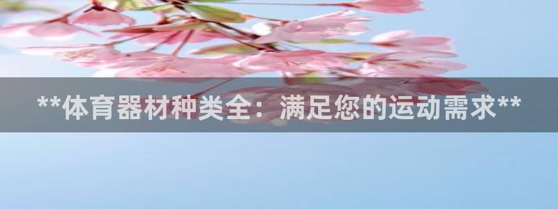 传奇星娱乐：**体育器材种类全：满足您的运动需求**