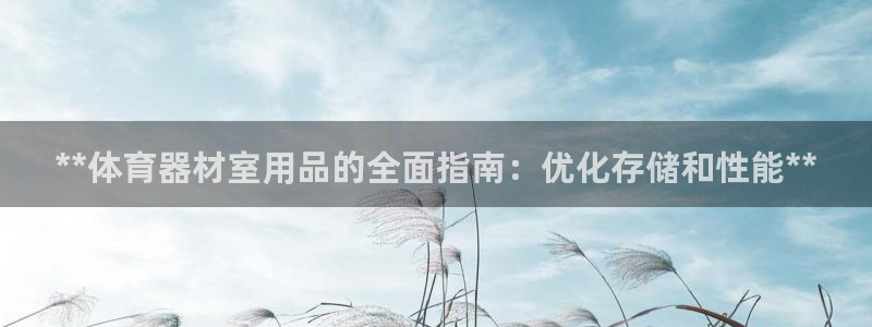 星娱乐是谁的公司：**体育器材室用品的全面指南：优化