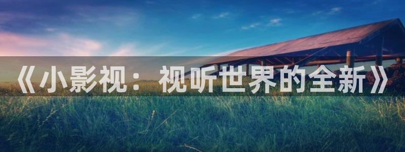 小小影视在